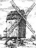 Die alte Bockwindmühle von 1651