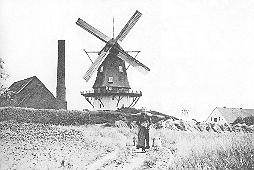 Die Achimer Windmühle im Jahre 1906
